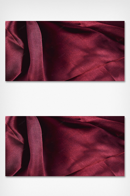 丝绸酒红色布料纺织品