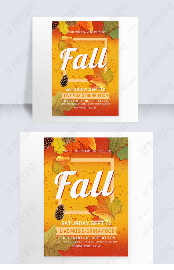 fall festival poster