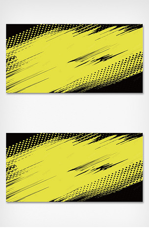 黄黑双色线条圆点抽象渐变背景