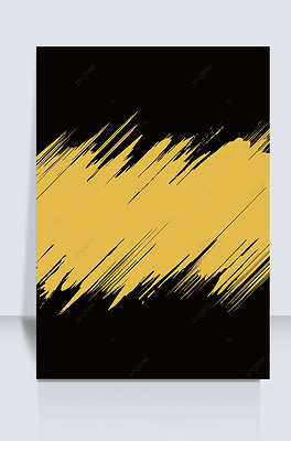 黄色线条黑色底纹抽象渐变图案