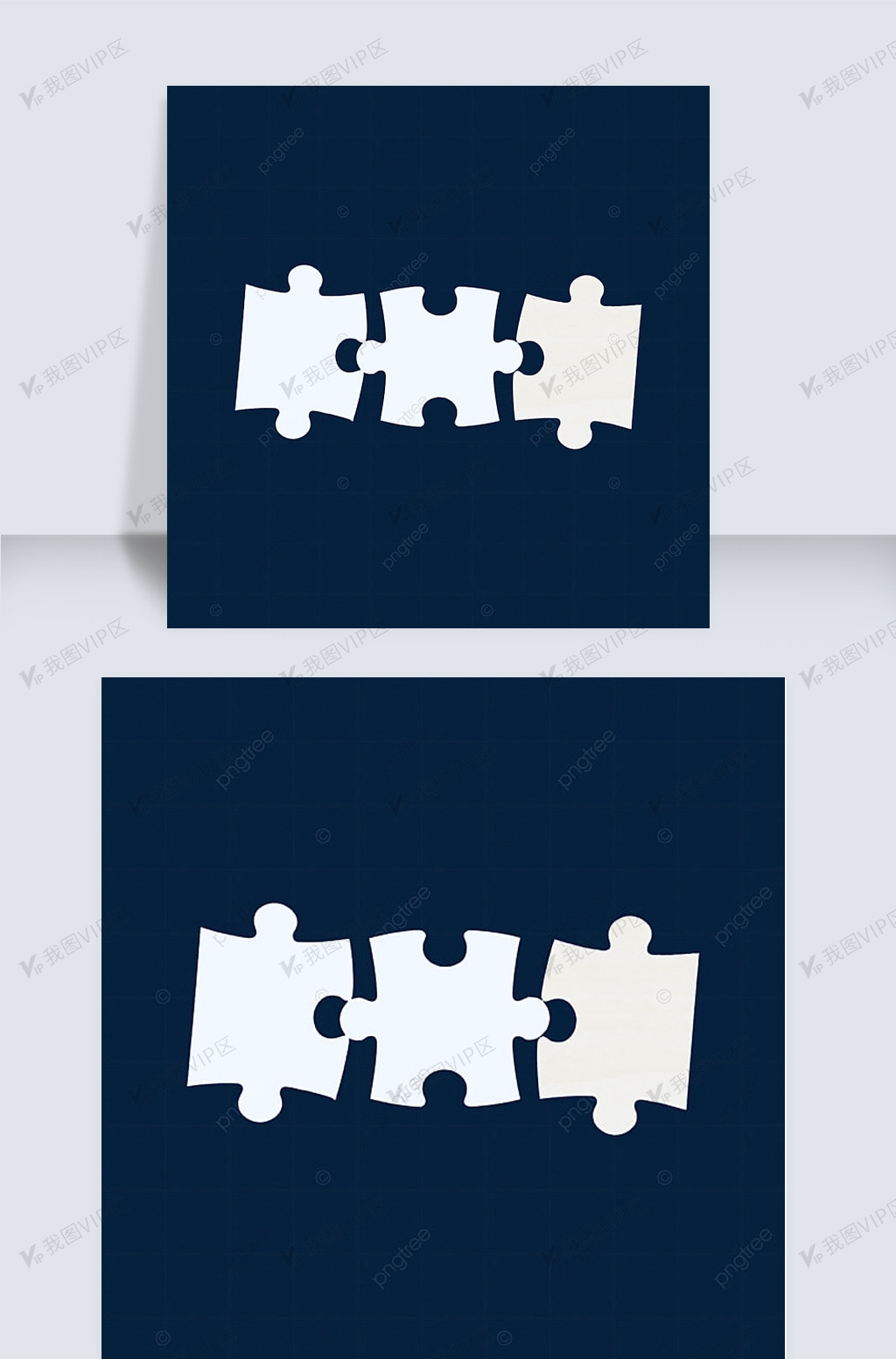 拼图拼块白色益智图片素材(其他格式)免费下载_其他大全-我图网