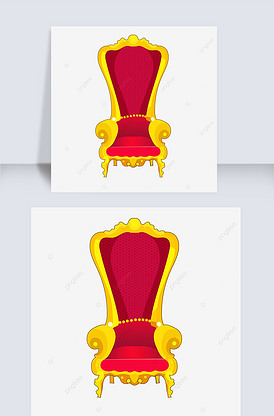 女王宝座可爱剪贴画