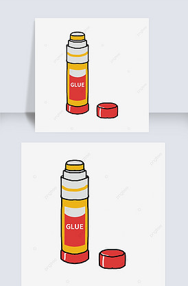 黄色固体液体瓶装胶棒强力胶水手工胶.