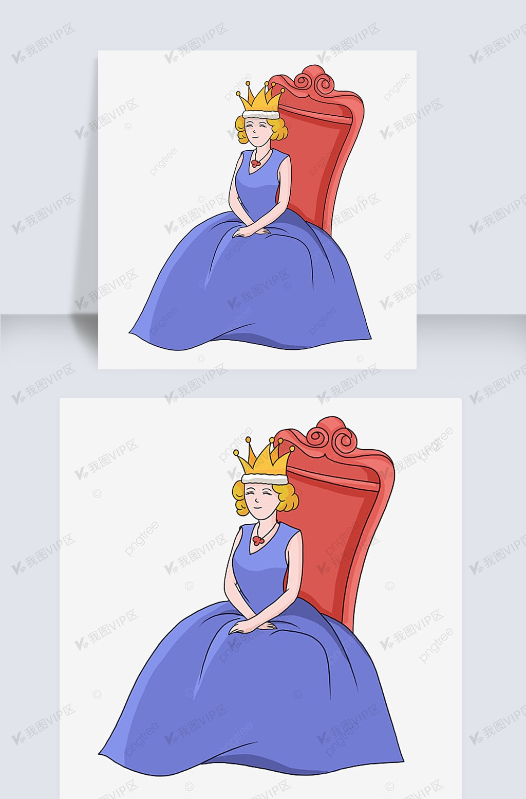 宝座上的女王剪贴画