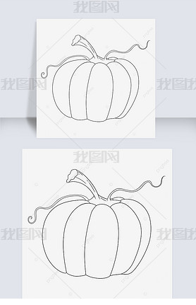 pumpkin clipart black and white Ϲ