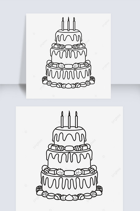 多样巧克力多层奶油生日蛋糕cake