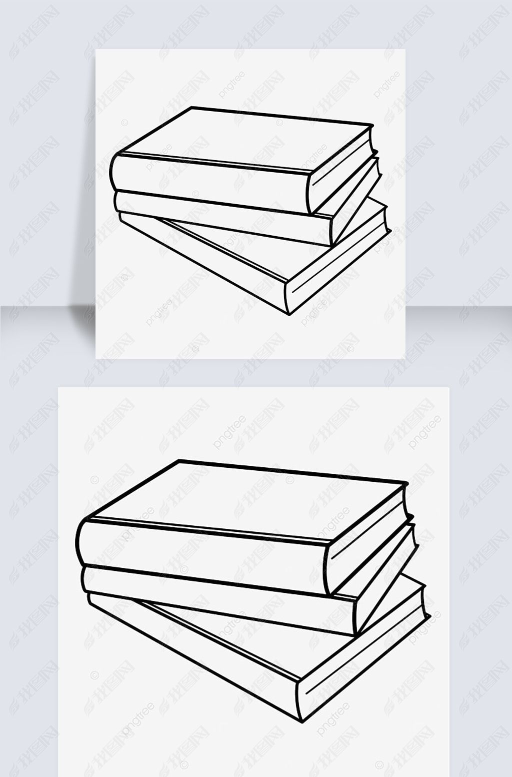 book black and white clipart