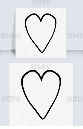 heart clipart black and whiteĴ