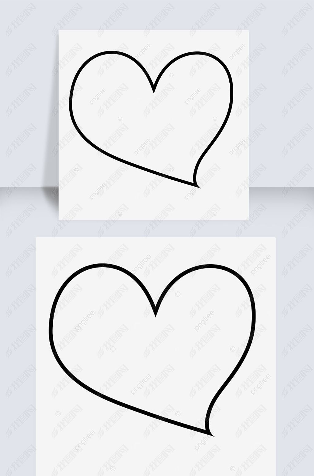 heart clipart black and whiteƤб