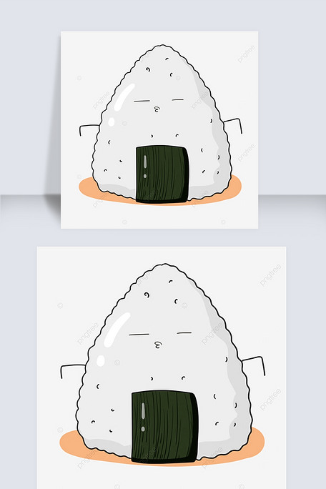 自信的三角形饭团