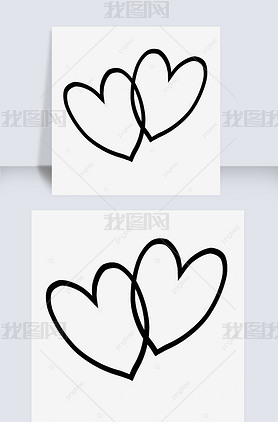 heart clipart black and white߱Ⱞ