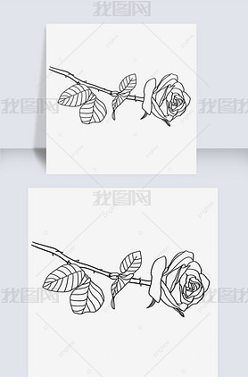 һҶõڰ߸rose clipart black and white