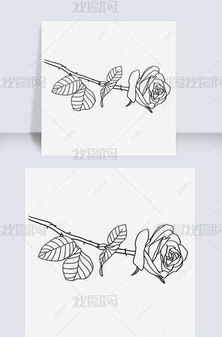 һҶõڰ߸rose clipart black and white