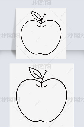 apple clipart black and white Լƻʻ