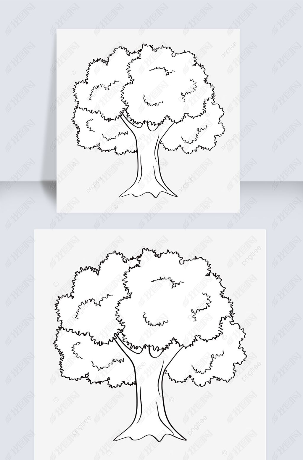 ڰʸ tree clipart black and white