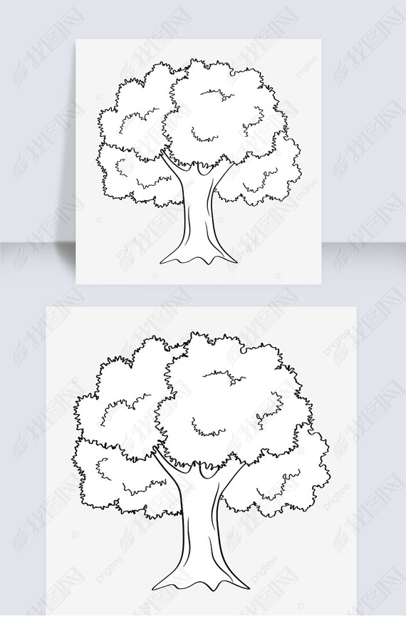 ڰʸ tree clipart black and white