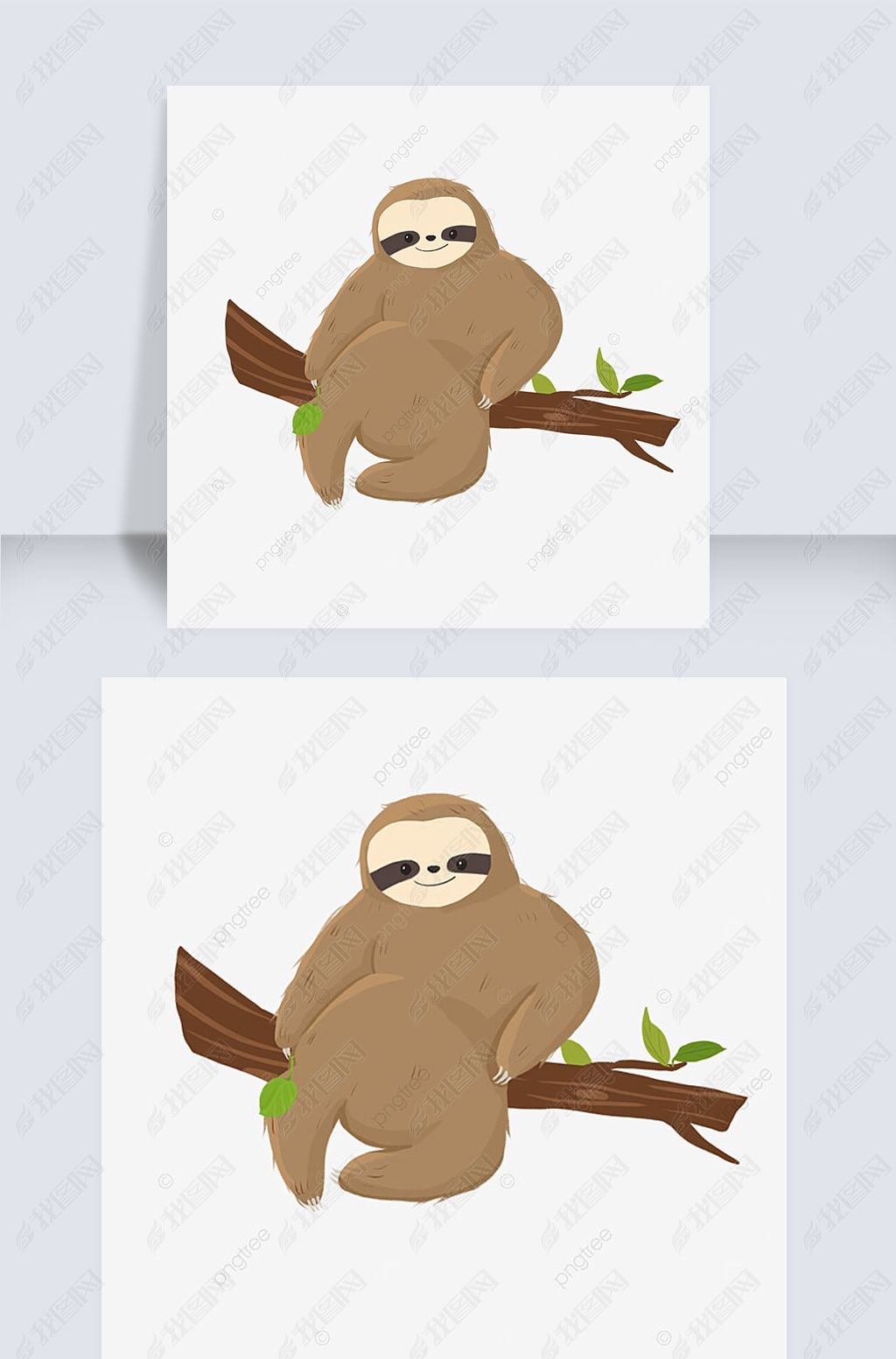 ɰͨbrown sloth clipart