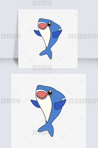 ͨɰɫbaby shark clipart㱦