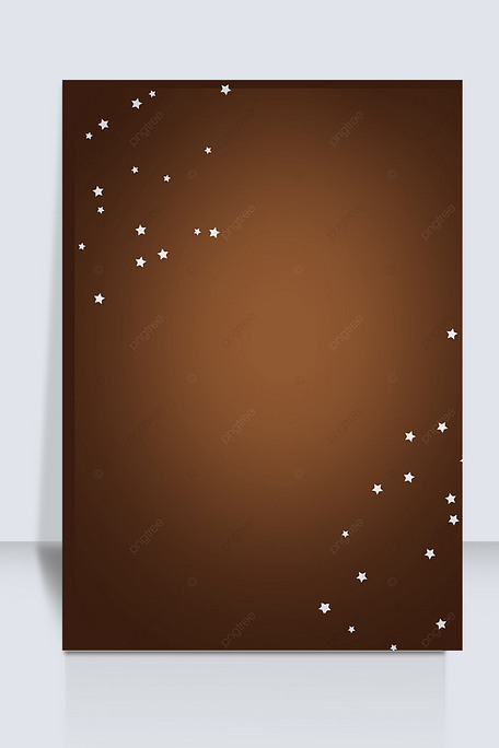 褐色渐变质感星星背景