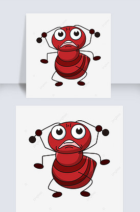 ant clipart生气抓耳挠腮.