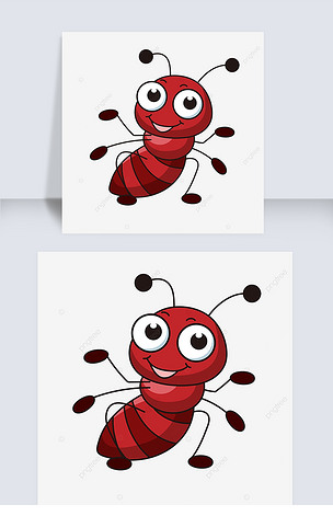 antclipart开心得意红色