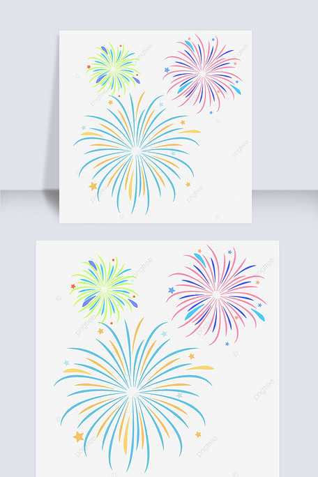 新年节日烟花剪贴画