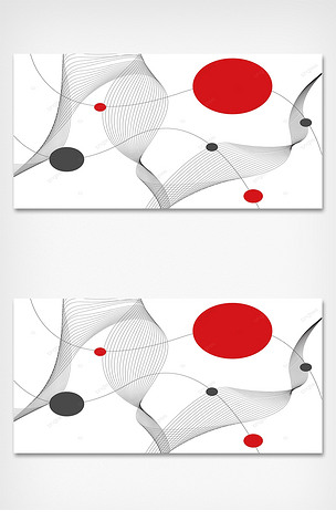 抽象日式线条背景