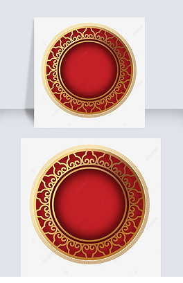 中国风古典祥云纹浪花纹花纹花边证书边框可爱卡通校园课程表中小学