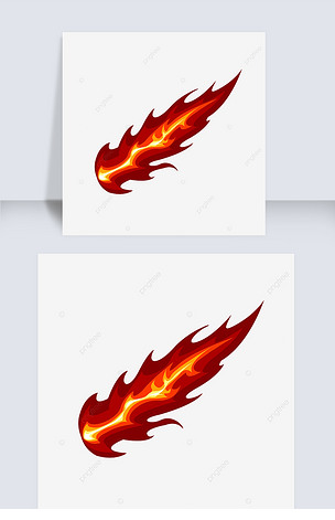 一条喷射的火焰