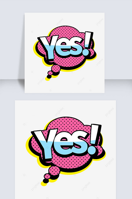 紫色波点想法yes对话框