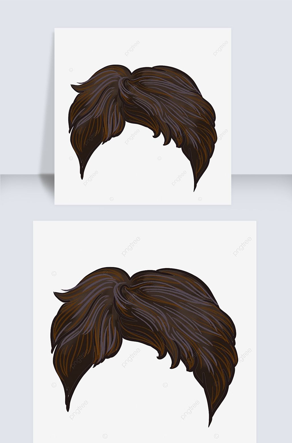 咖啡色的青年男士短发发型素材简介我图网提供咖啡色的青年男士短发