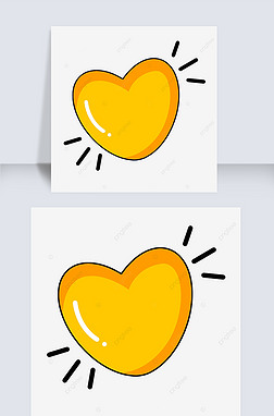 爱心的卡通