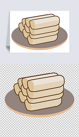 年糕卡通图片
