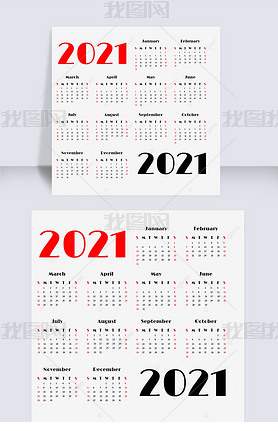 2021 calendar Ű