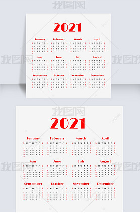 2021 calendar ţŰ