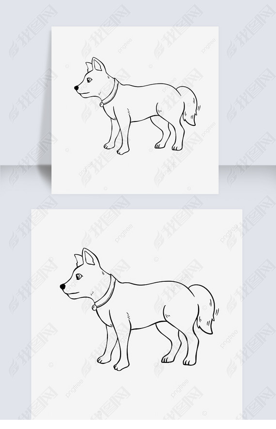 dog clipart black and white ֻɰĳﹷ߸