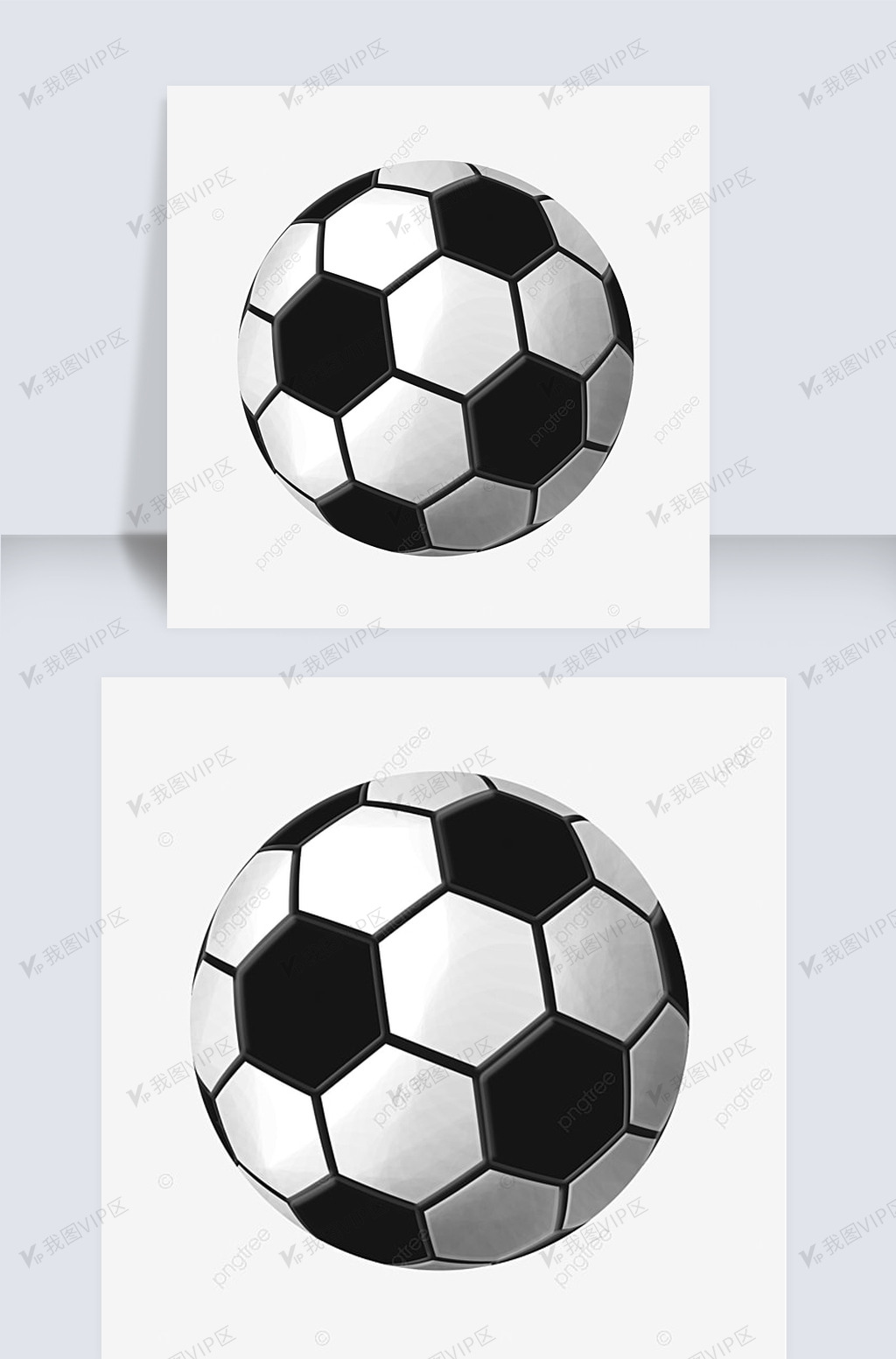 黑色的六边形花纹足球