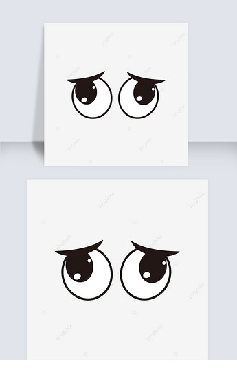 卡通动物眼睛表情矢量素材 eyes clipart