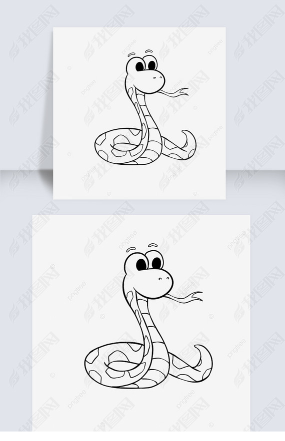 snake clipart black and white ͯͨС