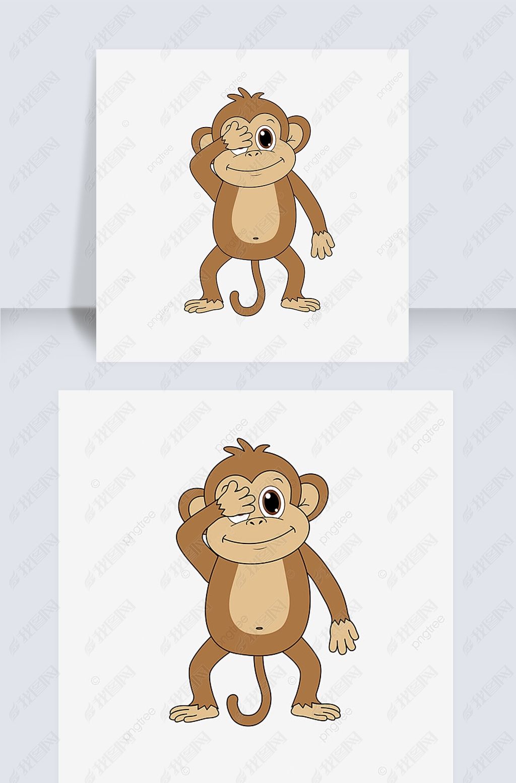 ͨʸӺ߱زļ monkey clipart