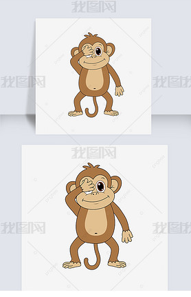 ͨʸӺ߱زļ monkey clipart