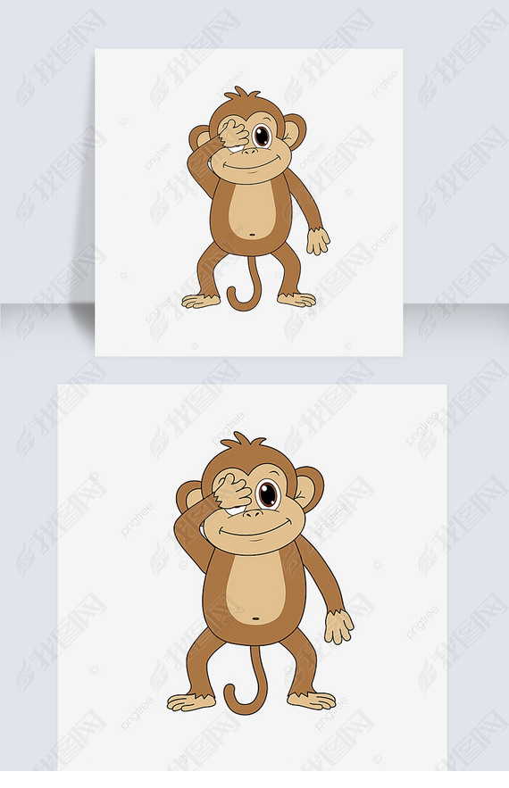 ͨʸӺ߱زļ monkey clipart