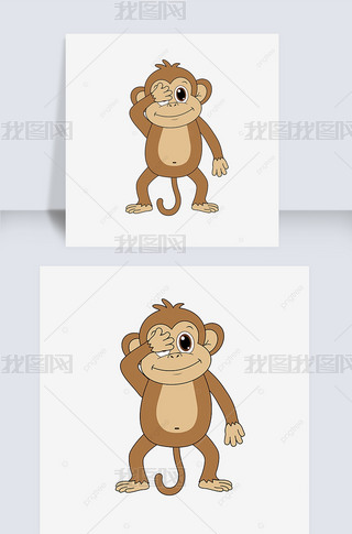 ͨʸӺ߱زļ monkey clipart