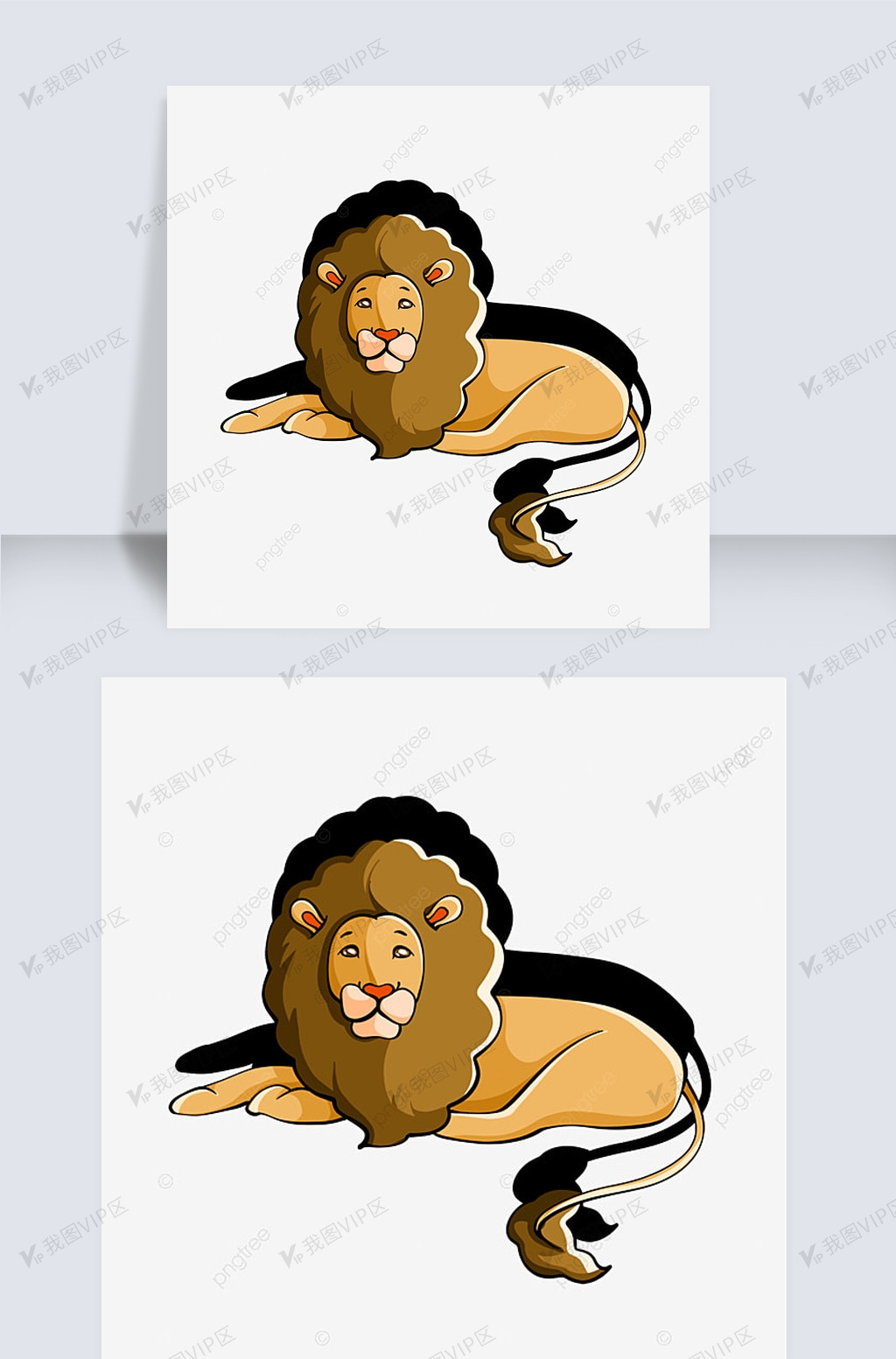 动物森林狮子剪贴画