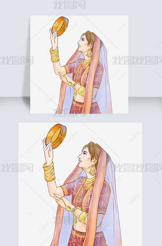 karwa chauth kartikaӡŮ˴ͳϰˮʲ廭