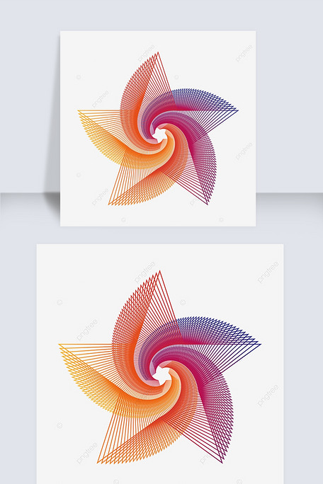 >原创设计创意炫彩卡通旋转条纹图案黄色素材是用户mail31945548上传