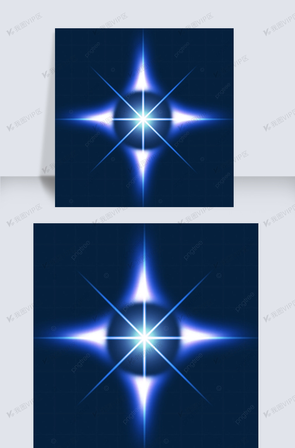 星际科技创意梦幻星光插画耀光