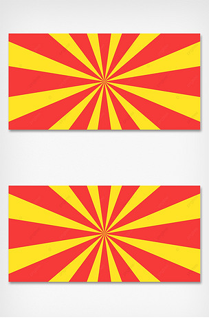 红黄色发射几何放射背景