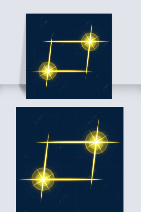 双重十字形闪耀线性太阳光效