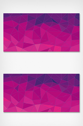 紫色玫红色渐变低多边形背景